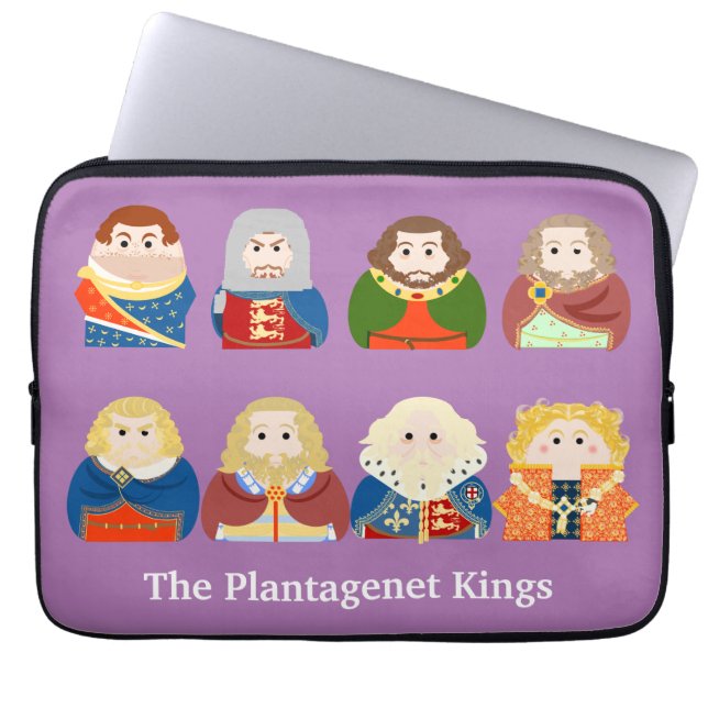 The Plantagenet Kings Laptop Sleeve (Front)