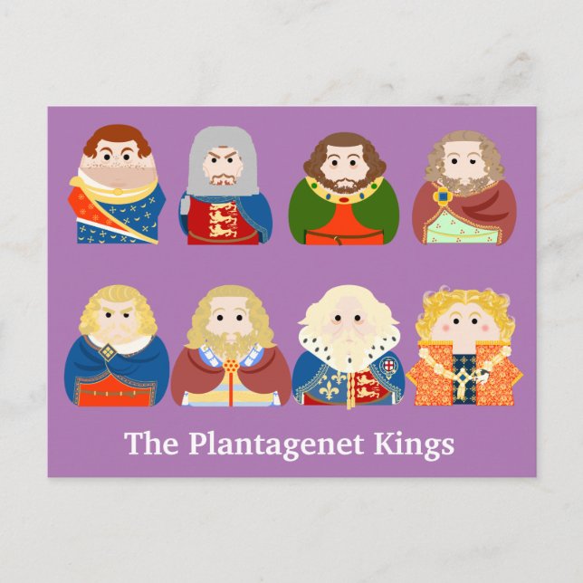 The Plantagenet Kings Postcard (Front)