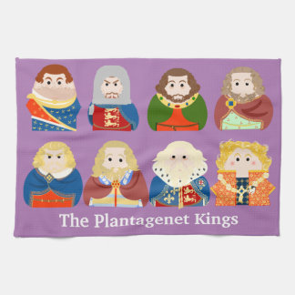 The Plantagenet Kings  Tea Towel