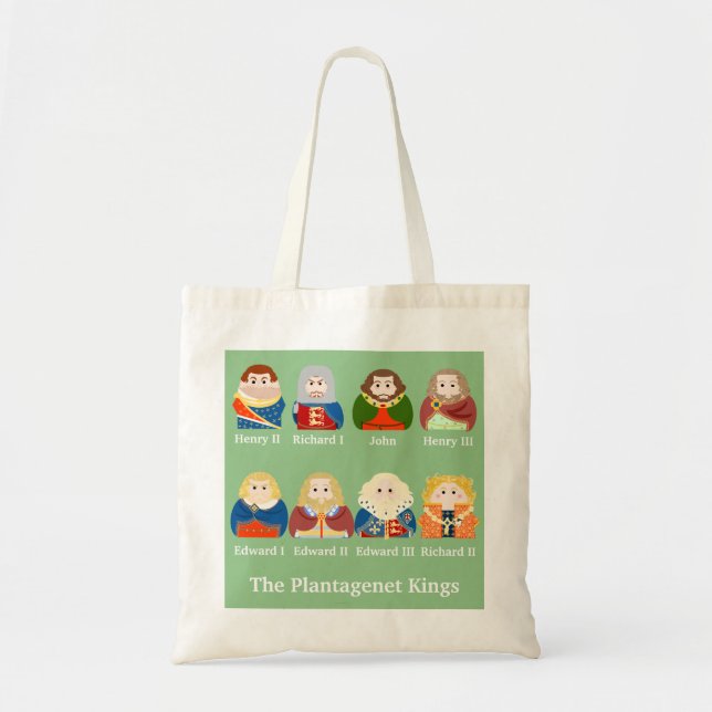The Plantagenet Kings Tote Bag (Front)