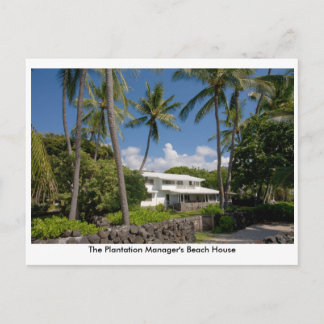 The Plantation Manager's Beach House Postcard
