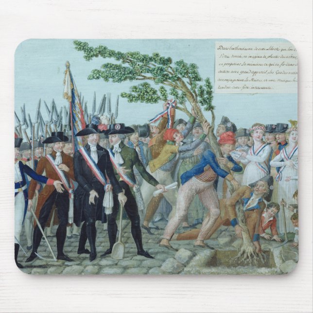 The Planting of a Tree of Liberty, c.1789 Mouse Mat (Front)