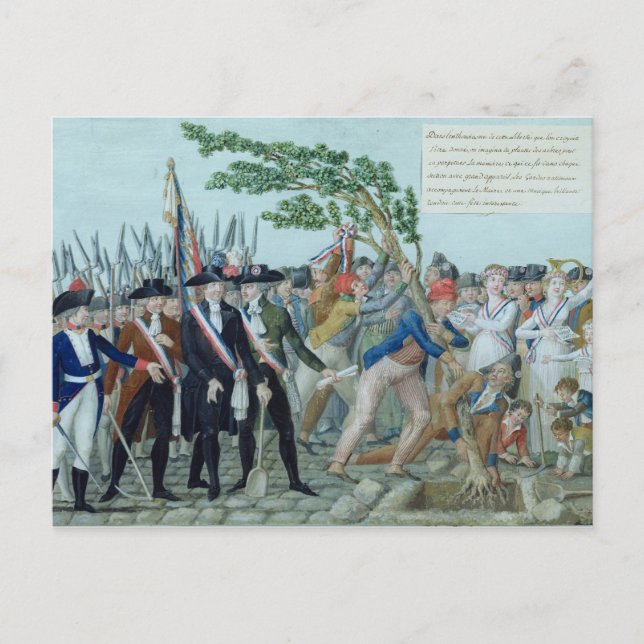 The Planting of a Tree of Liberty, c.1789 Postcard (Front)