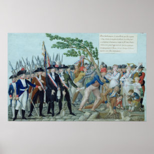 The Planting of a Tree of Liberty, c.1789 Poster