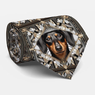 The Playful Dog Lover Dachshund Dog Daddy Tie