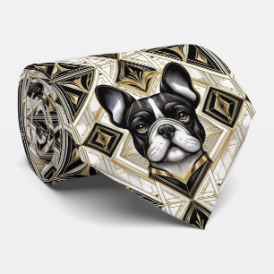 The Playful Dog Lover French Bulldog Dog Daddy Tie