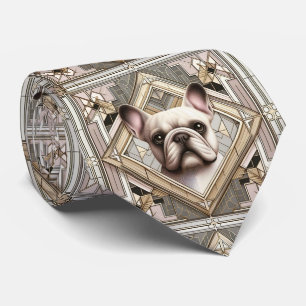 The Playful Dog Lover French Bulldog Dog Daddy Tie