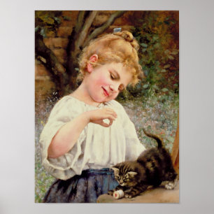 The Playful Kitten Poster