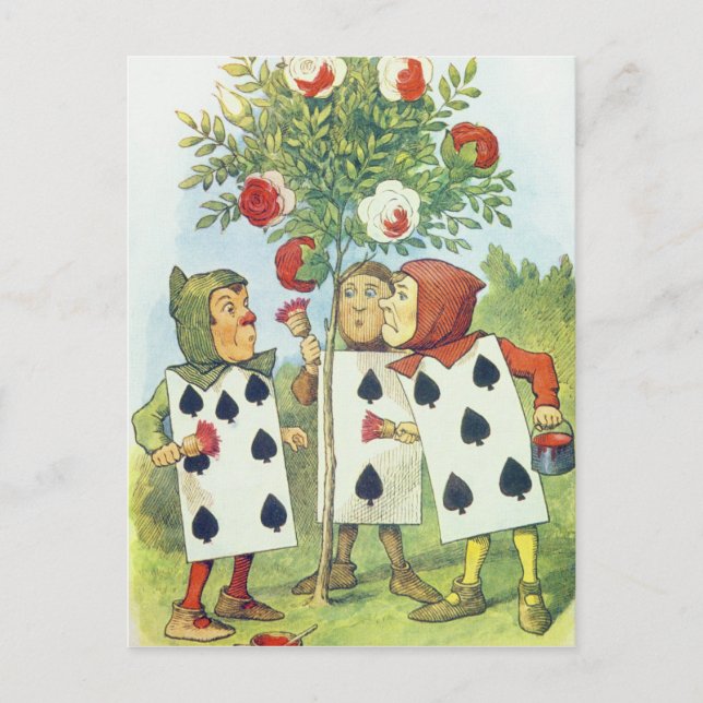 The Playing Cards Painting the Rose Bush (Front)