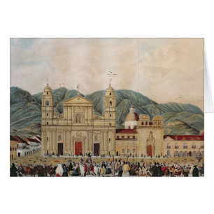 The Plaza de Bolivar, Bogota, 1837