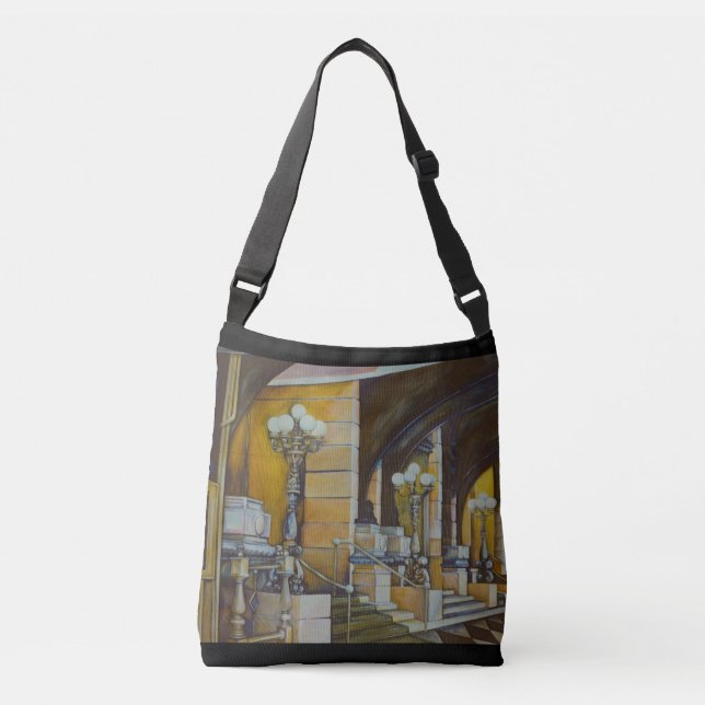 The Plaza Hotel, New York City Crossbody Bag (Front)