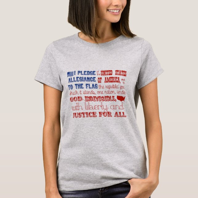 The Pledge Allegiance T-Shirt (Front)