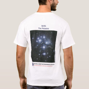 The Pleiades by Lee Coombs Front and Back Tee