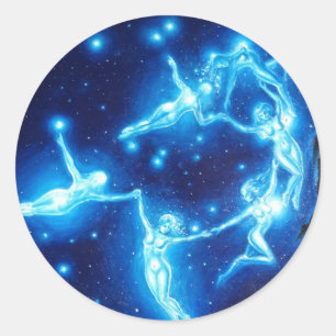 The Pleiades Classic Round Sticker