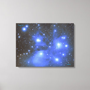 The Pleiades (M45) Canvas Print