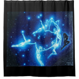 The Pleiades Shower Curtain