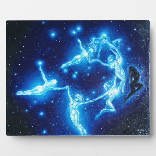 The Pleiads, or the seven sisters, Plaque (Front)