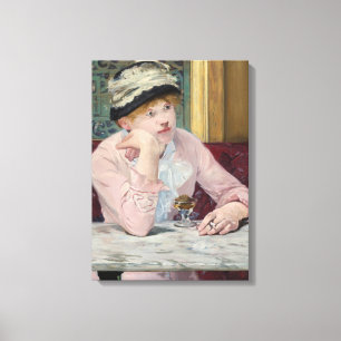 The Plum by Manet Impressionist Painting Canvas Print