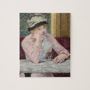 The Plum by Manet Impressionist Painting Jigsaw Puzzle