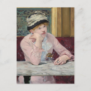 The Plum by Manet Impressionist Painting Postcard
