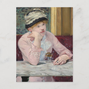 The Plum by Manet Impressionist Painting Postcard
