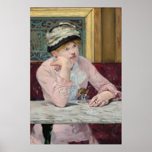 The Plum by Manet Impressionist Painting Poster