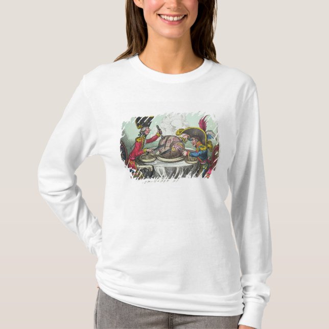 The Plum Pudding in Danger, 1805 T-Shirt (Front)