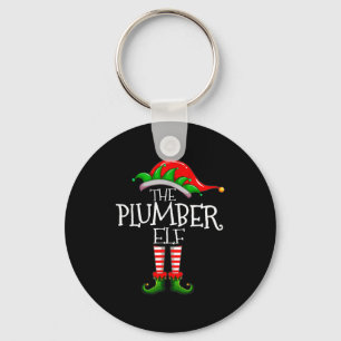 The Plumber Elf Christmas Gift, Plumbing Xmas Paja Key Ring