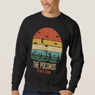The Poconos Pennsylvania Mountains Hiking Vintage  Sweatshirt