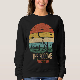 The Poconos Pennsylvania Mountains Hiking Vintage  Sweatshirt