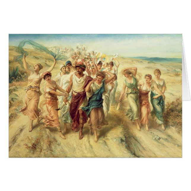 The Poet Anacreon (570-485 BC) with his Muses, 189 (Front Horizontal)