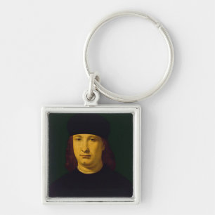 The Poet Casio, c.1495-1500 (oil on panel) Key Ring