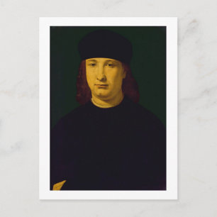 The Poet Casio, c.1495-1500 (oil on panel) Postcard