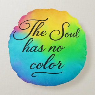 'The Poetic Quote Collection' Round Pillow