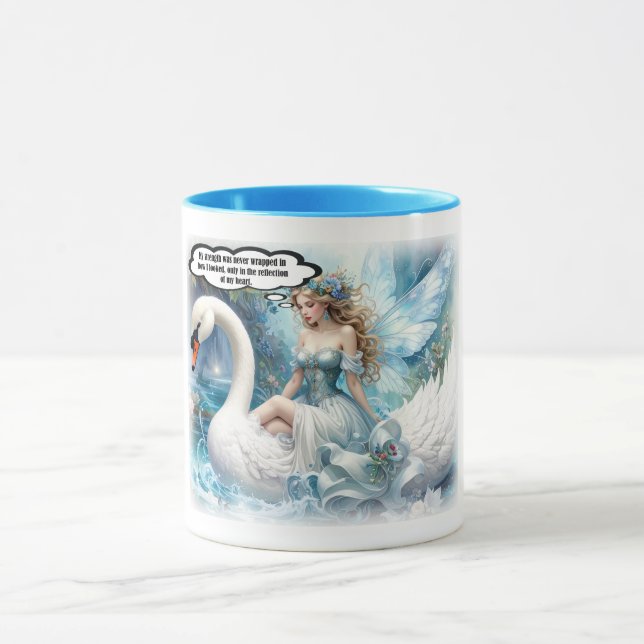 The Poetic Swan Rider Mug (Center)