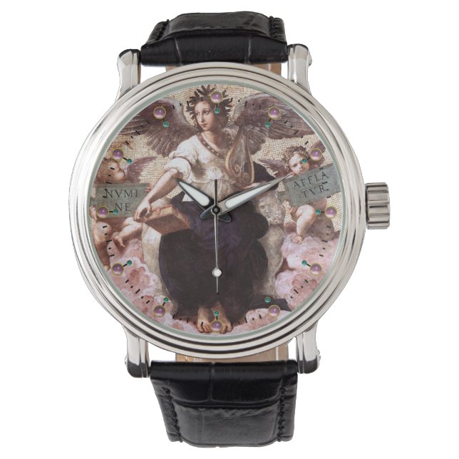 THE POETRY Allegory Fresco by Raffaello Sanzio Watch (Front)