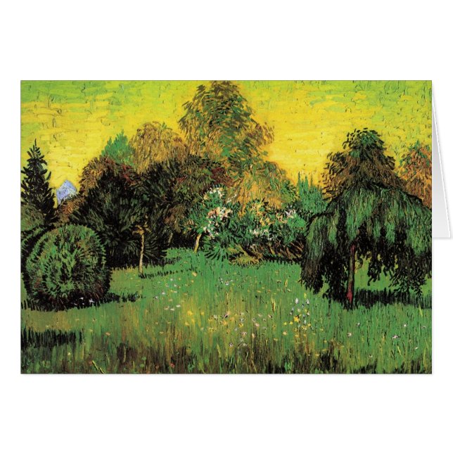 The Poet's Garden by Vincent van Gogh (Front Horizontal)