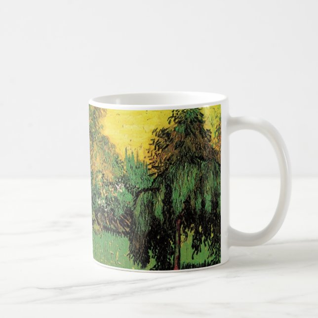 The Poet's Garden by Vincent van Gogh Coffee Mug (Right)