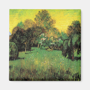 The Poet's Garden by Vincent van Gogh Magnet