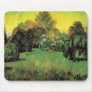 The Poet's Garden by Vincent van Gogh Mouse Mat