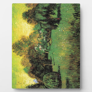 The Poet's Garden by Vincent van Gogh. Plaque