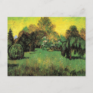 The Poet's Garden by Vincent van Gogh Postcard