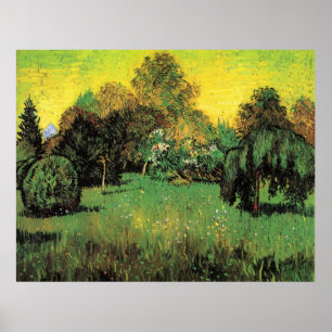 The Poet's Garden by Vincent van Gogh Poster