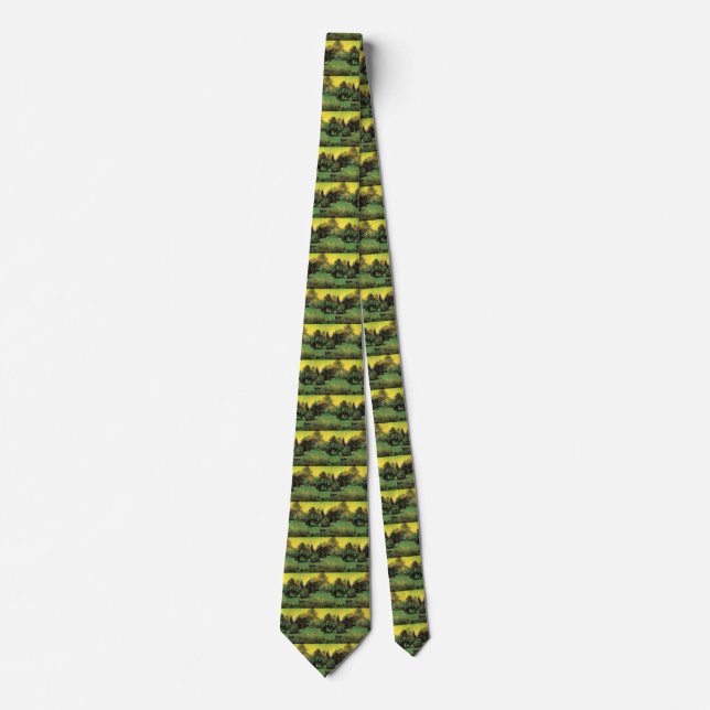 The Poet's Garden by Vincent van Gogh Tie (Front)