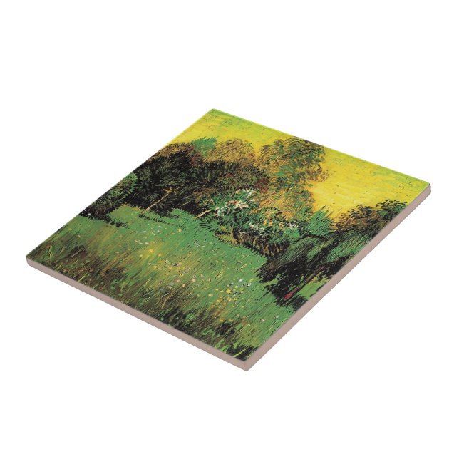 The Poet's Garden by Vincent van Gogh. Tile (Side)