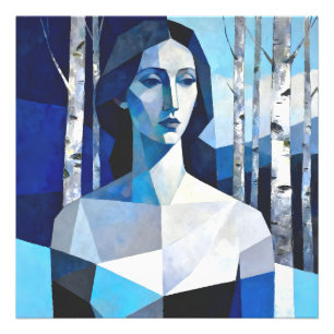 The Poise of “Caelith” – An Abstract Portrait Photo Print