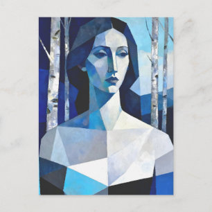 The Poise of “Caelith” – An Abstract Portrait Postcard
