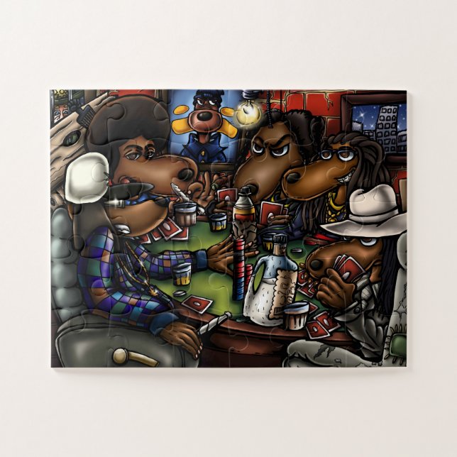 The Poker Dogs Jigsaw Puzzle (Horizontal)