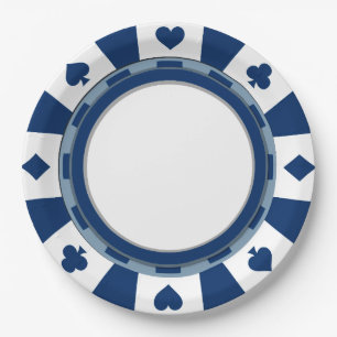 The Poker Player Party Style Paper Plate