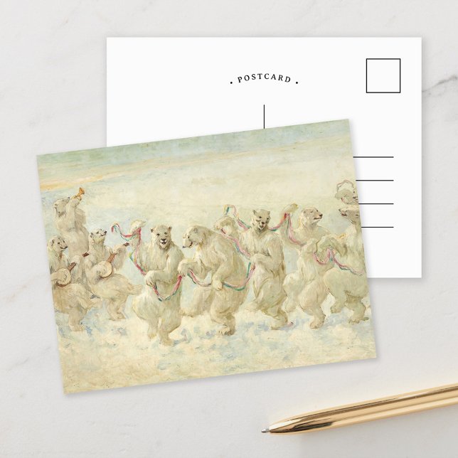 The Polar Bear Dance | Frederick Stuart Church Postcard (Creator Uploaded)